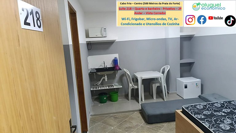 Suite 218 - Cabo Frio - Center - Galeria Êxito