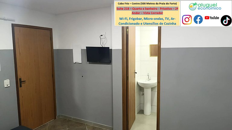 Suite 218 - Cabo Frio - Center - Galeria Êxito