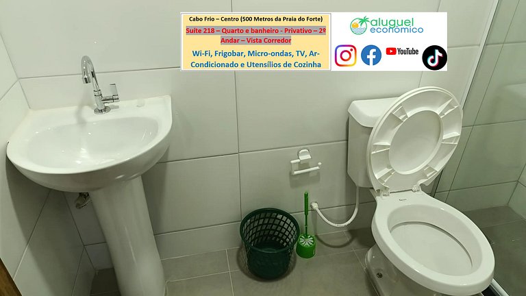 Suite 218 - Cabo Frio - Center - Galeria Êxito